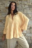 Santos Cotton Zahra Embroidered Smock Tuscan Sun /9=